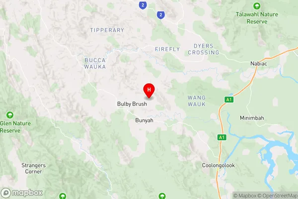 Bunyah,New South Wales Area Map