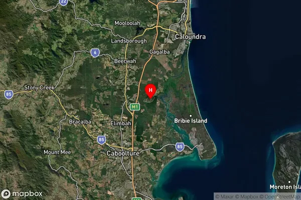 Beerburrum,Queensland Satellite Map