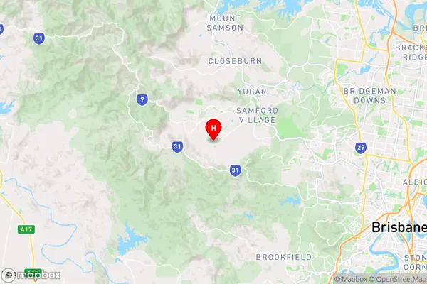 Wights Mountain,Queensland Area Map