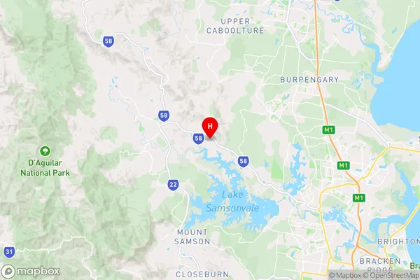 Rush Creek,Queensland Area Map