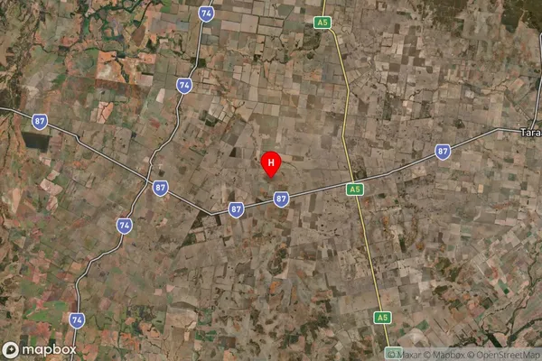 Hannaford,Queensland Satellite Map