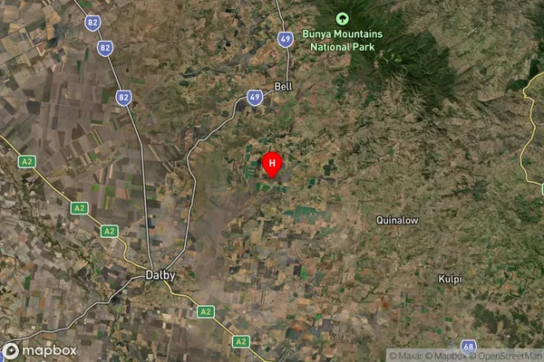 Kaimkillenbun,Queensland Satellite Map