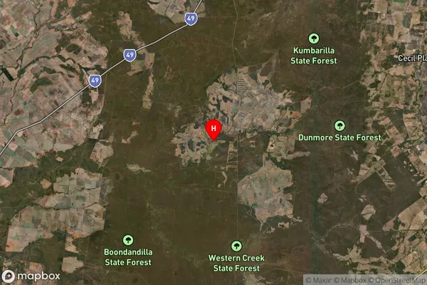 Cattle Creek,Queensland Satellite Map