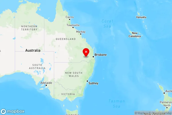 Cattle Creek,Queensland Region Map