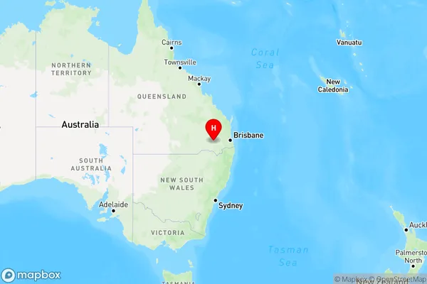 Dunmore,Queensland Region Map