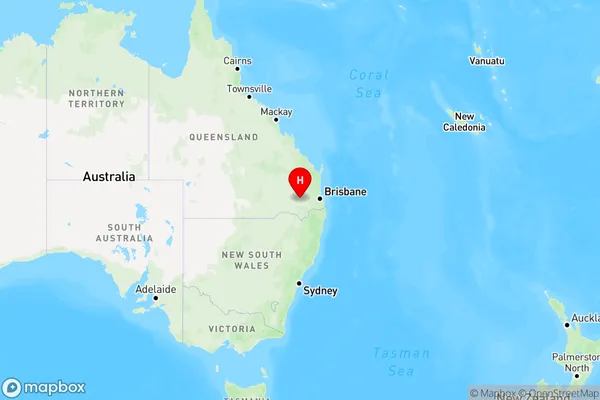 Nangwee,Queensland Region Map