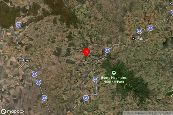 Cooranga North,Queensland Satellite Map