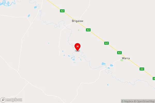 Brigalow,Queensland Area Map