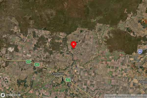 Burncluith,Queensland Satellite Map