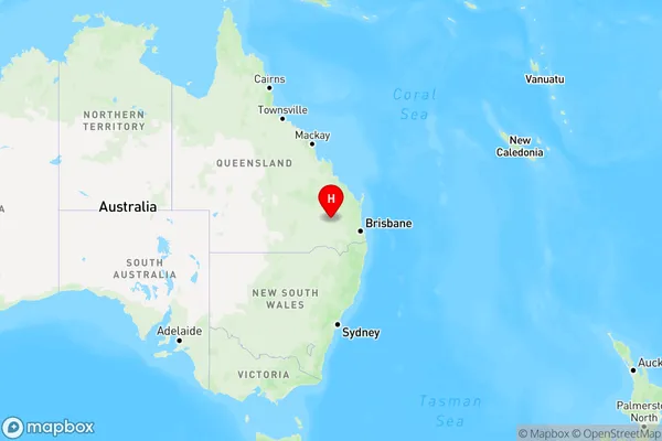 Chances Plains,Queensland Region Map