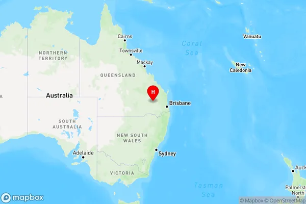 Chinchilla,Queensland Region Map