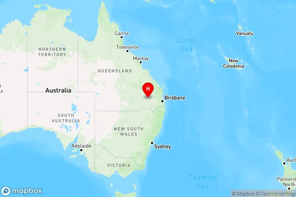 Wieambilla,Queensland Region Map