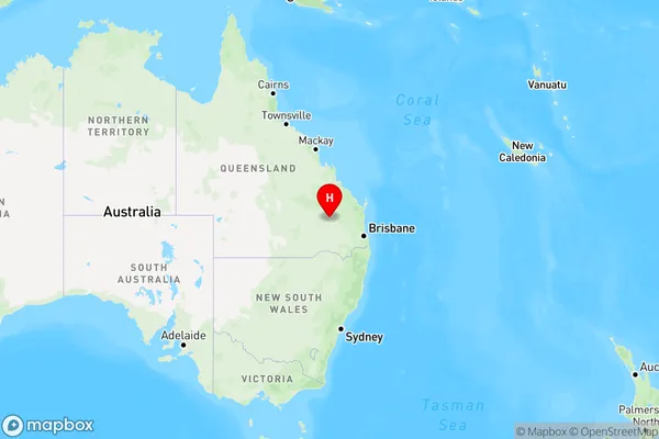 Pelham,Queensland Region Map