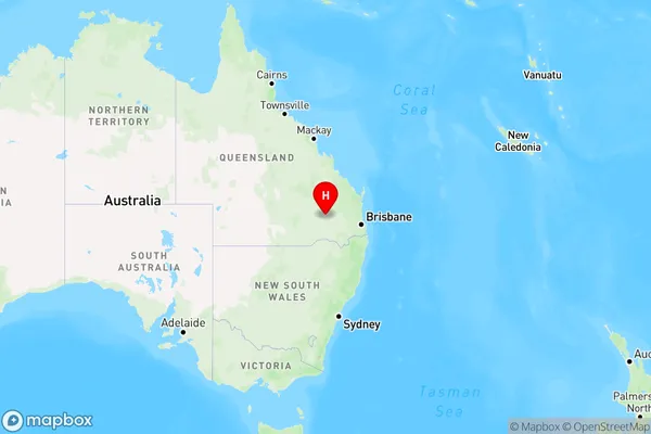 Condamine,Queensland Region Map