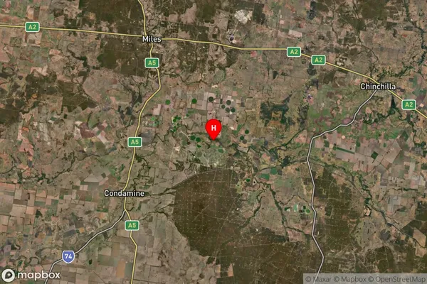 Nangram,Queensland Satellite Map