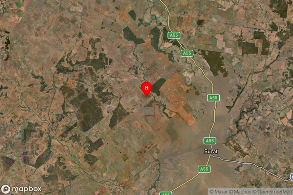 Oberina,Queensland Satellite Map