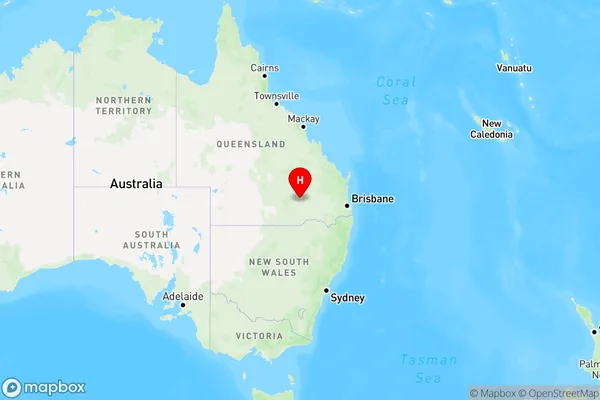 Oberina,Queensland Region Map