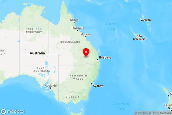 Warkon,Queensland Region Map