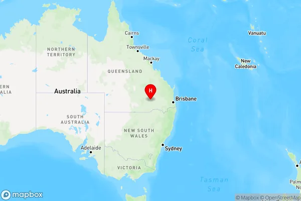 Wellesley,Queensland Region Map