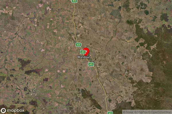 Wandoan,Queensland Satellite Map