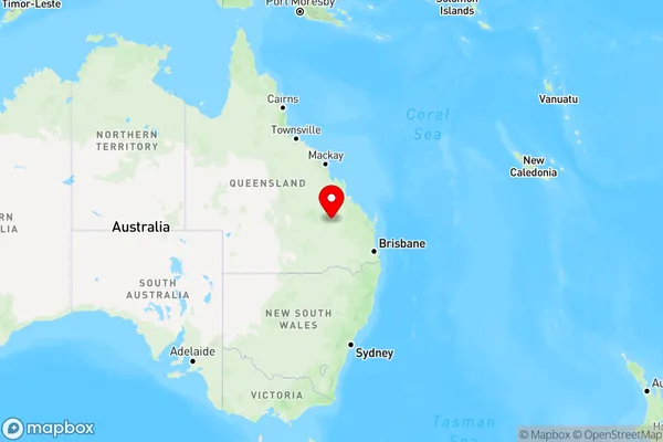 Gwambegwine,Queensland Region Map