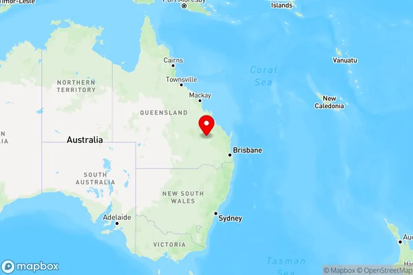 Spring Creek,Queensland Region Map