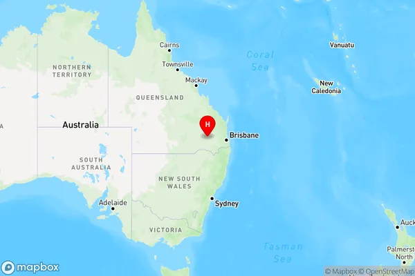 Goranba,Queensland Region Map