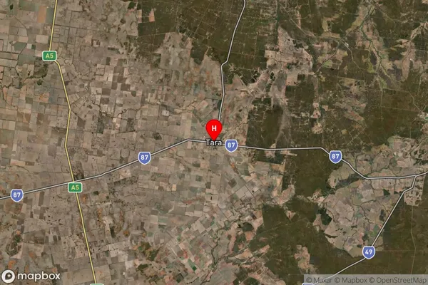 Tara,Queensland Satellite Map