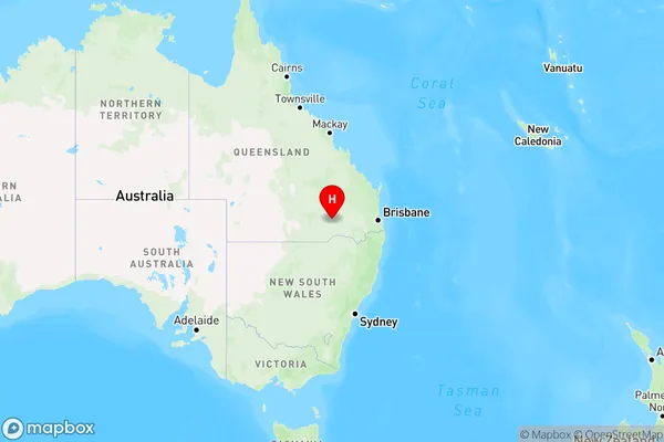 Teelba,Queensland Region Map