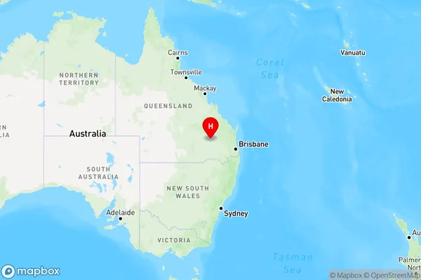 Glenaubyn,Queensland Region Map