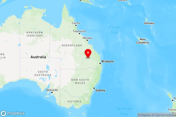 Clifford,Queensland Region Map