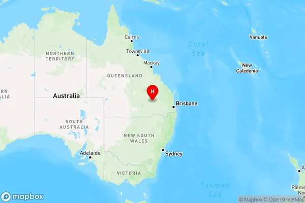 Yuleba,Queensland Region Map