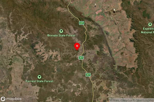 Upper Dawson,Queensland Satellite Map