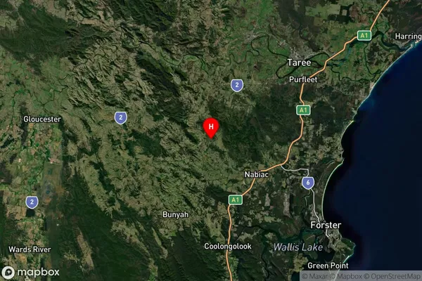 Kings Creek,New South Wales Satellite Map