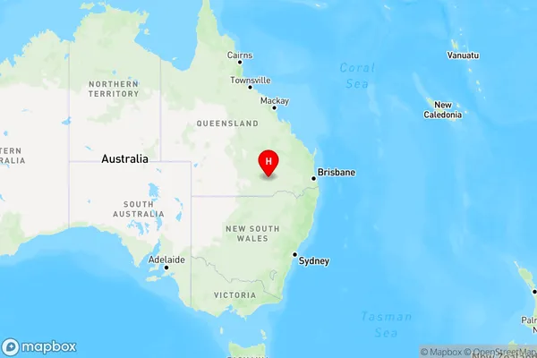 Wycombe,Queensland Region Map