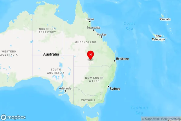 Claverton,Queensland Region Map