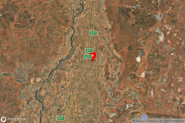 Nardoo Siding,Queensland Satellite Map