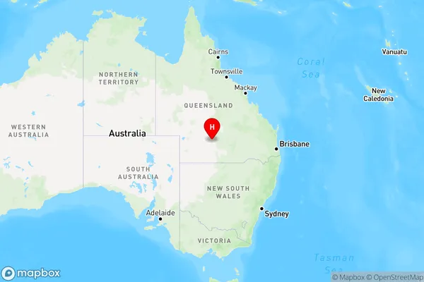 Adavale,Queensland Region Map