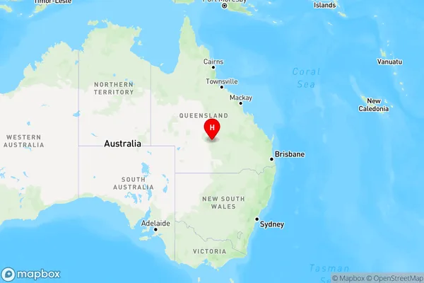 Scrubby Creek,Queensland Region Map