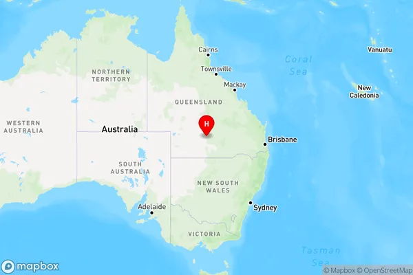 Cooladdi,Queensland Region Map