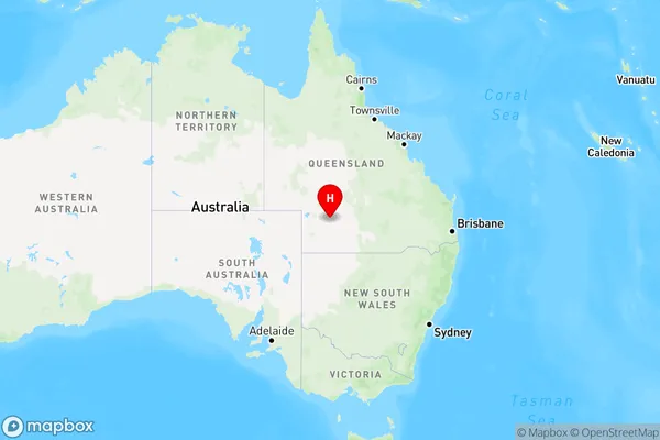 Eromanga,Queensland Region Map