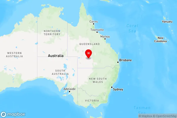 Quilpie,Queensland Region Map