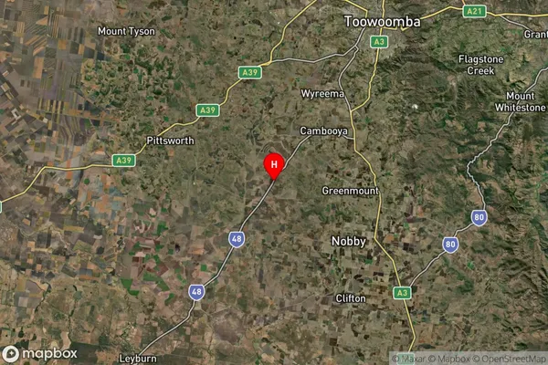 Felton,Queensland Satellite Map