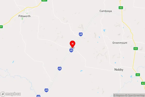 Felton East,Queensland Area Map