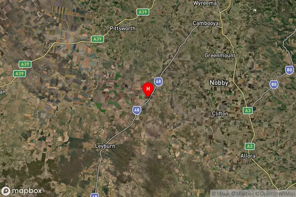 Felton South,Queensland Satellite Map