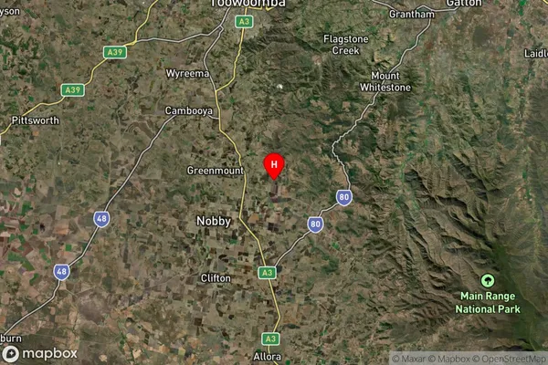 Budgee,Queensland Satellite Map