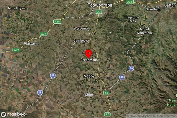 Greenmount,Queensland Satellite Map