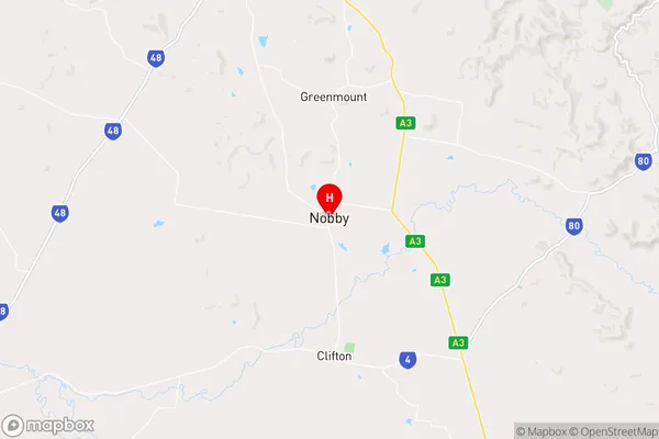 Nobby,Queensland Area Map