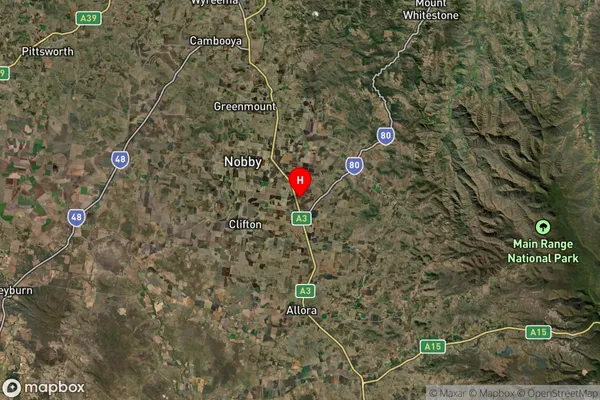 Missen Flat,Queensland Satellite Map