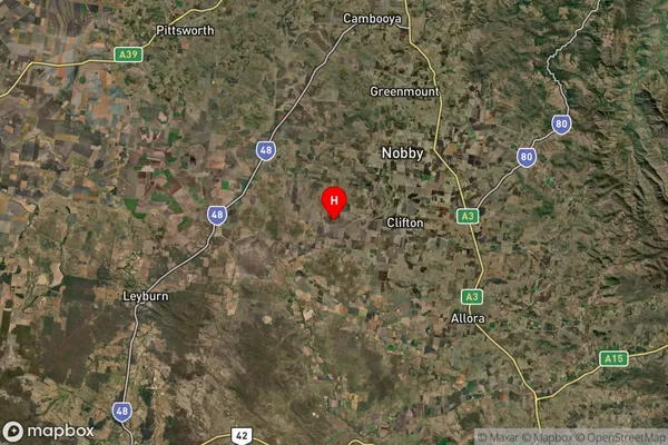 Ryeford,Queensland Satellite Map